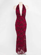 Vestido largo Gara image 8