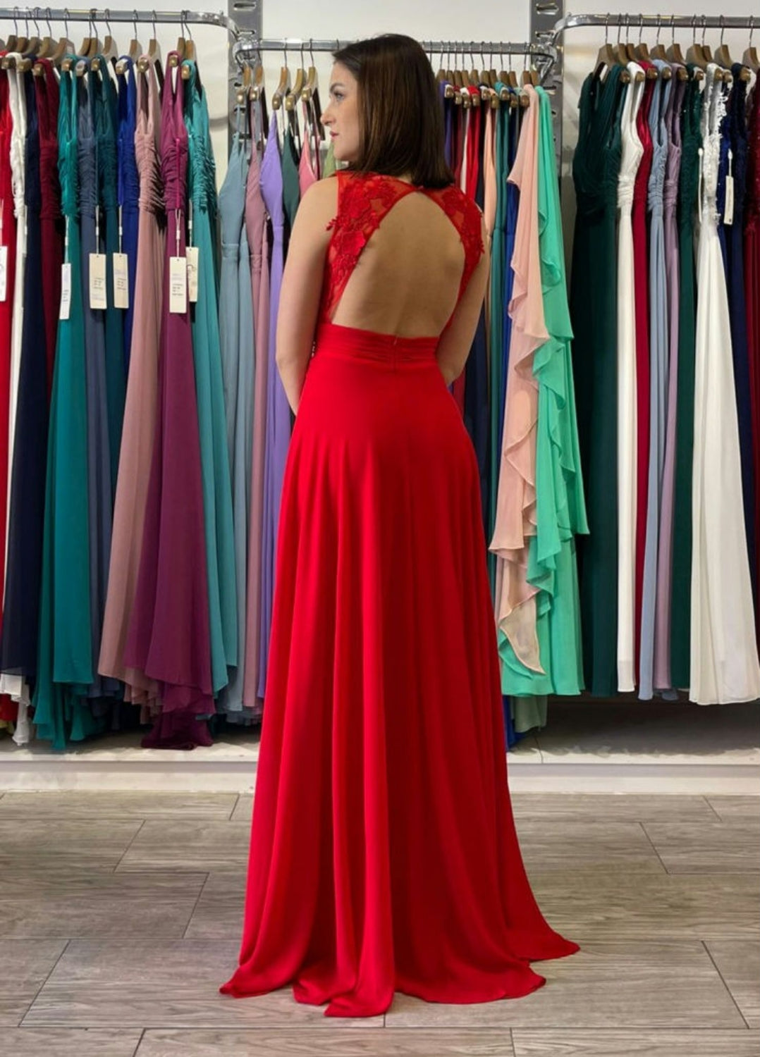 Vestido Fayna rojo image 0
