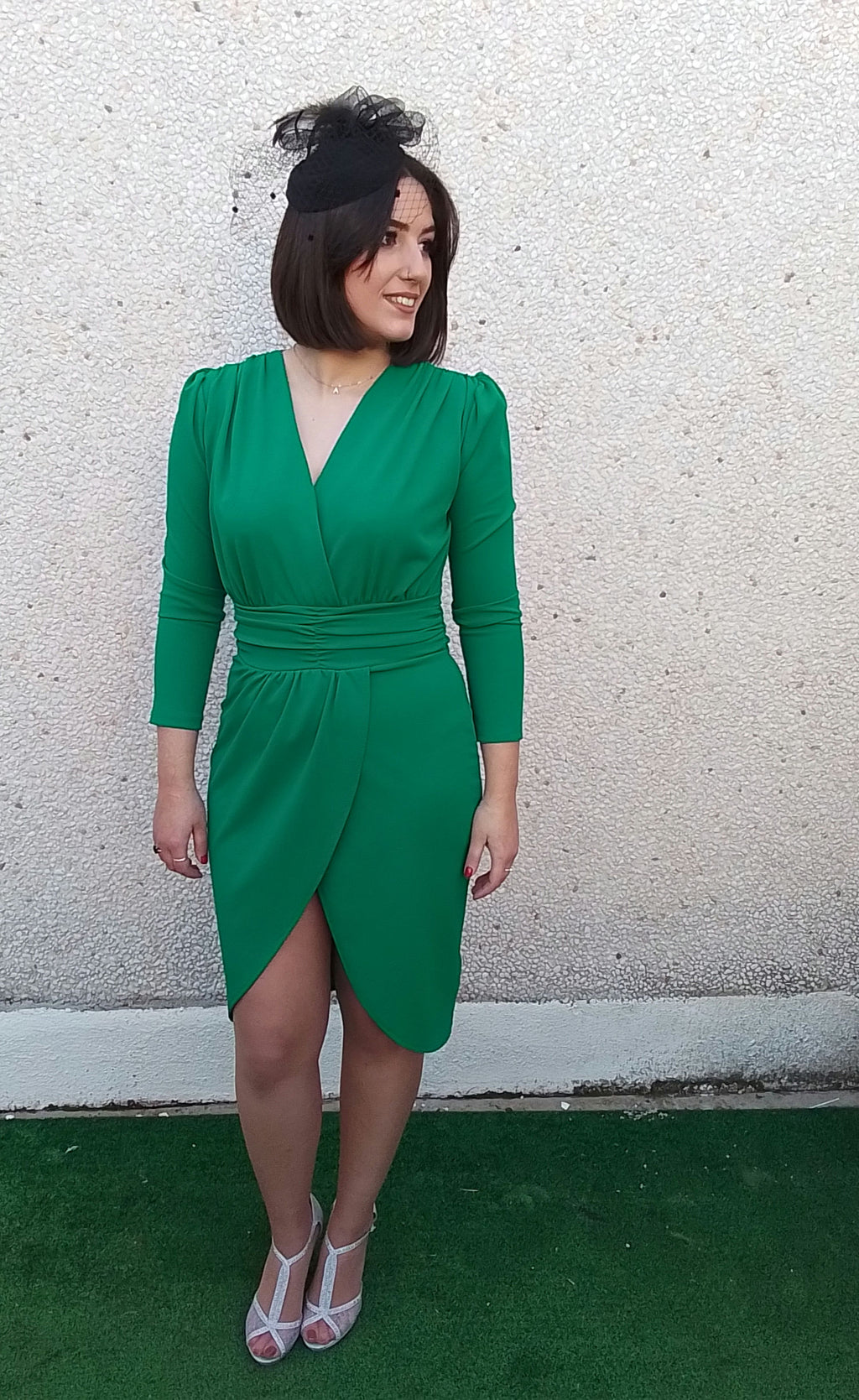 Vestido midi Xena verde image 1