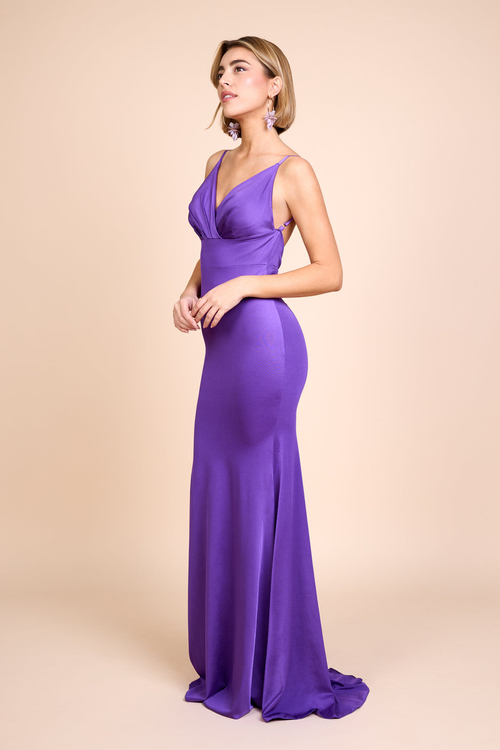Vestido largo Cloé licra image 1