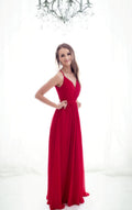Vestido Idaira cereza image 0