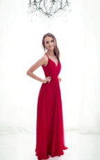 Vestido Idaira cereza image 0