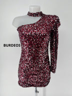 Vestido corto lentejuelas Zaira image 3
