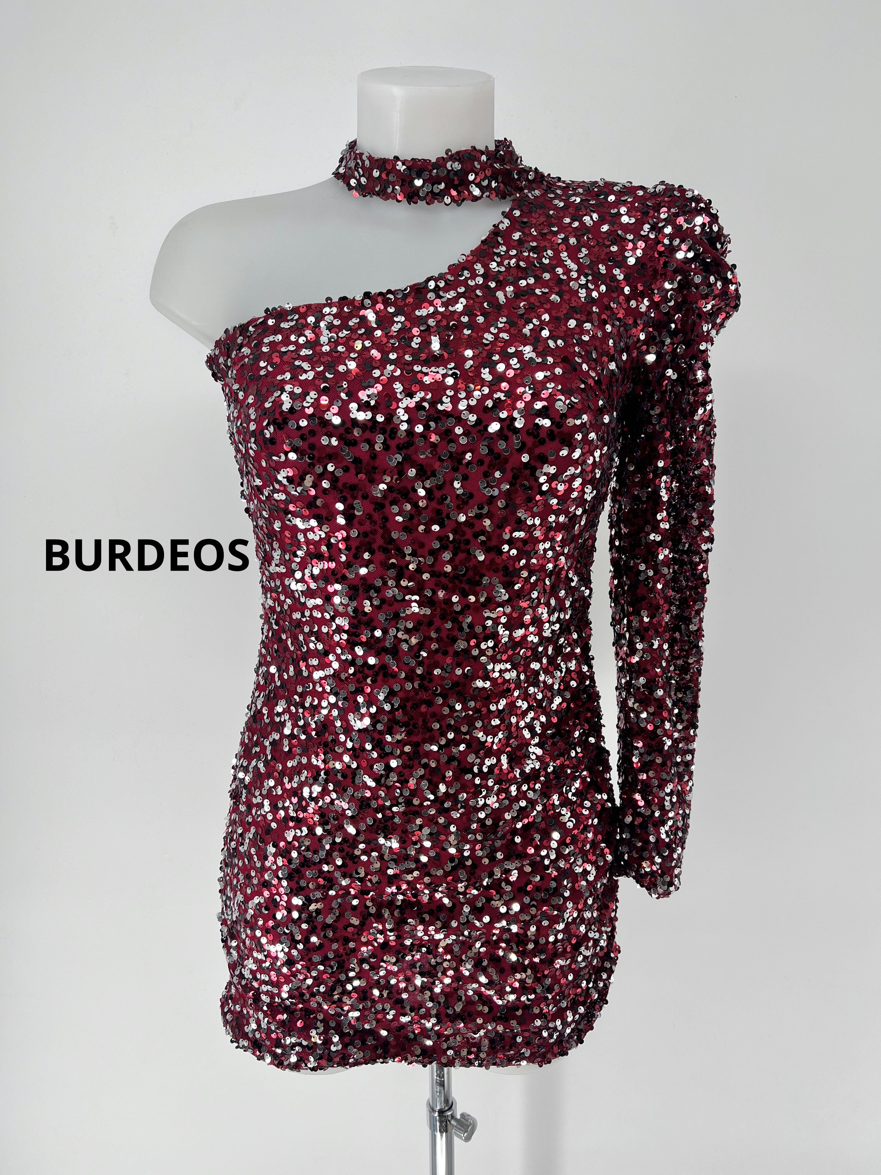 Vestido corto lentejuelas Zaira image 3