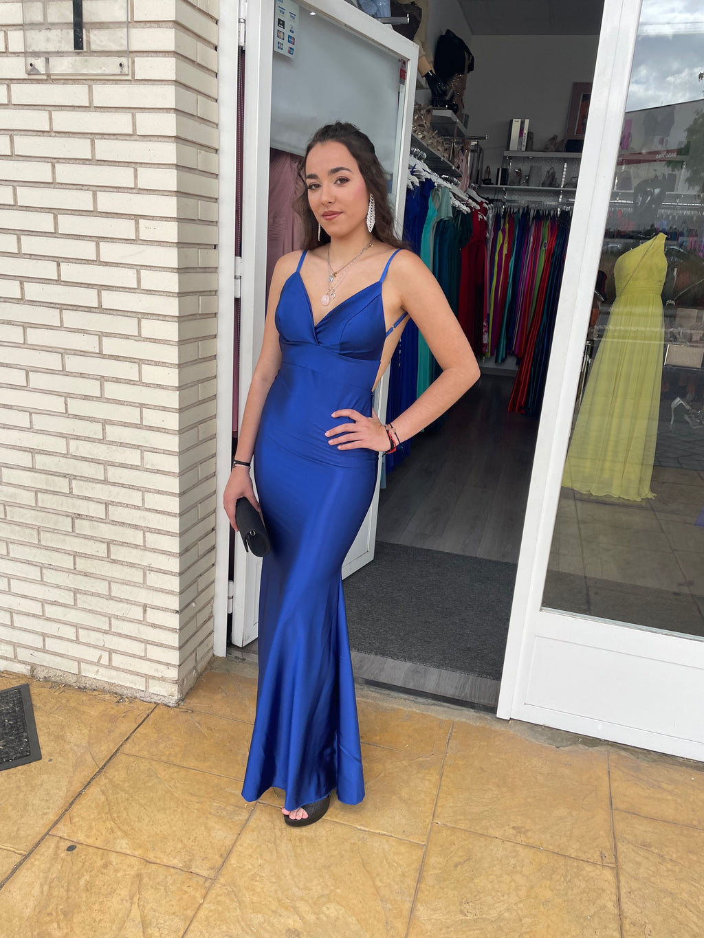 Vestido largo Khloé Azulòn image 2