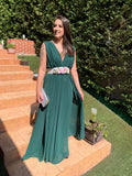 Vestido Rose verde Botella image 0