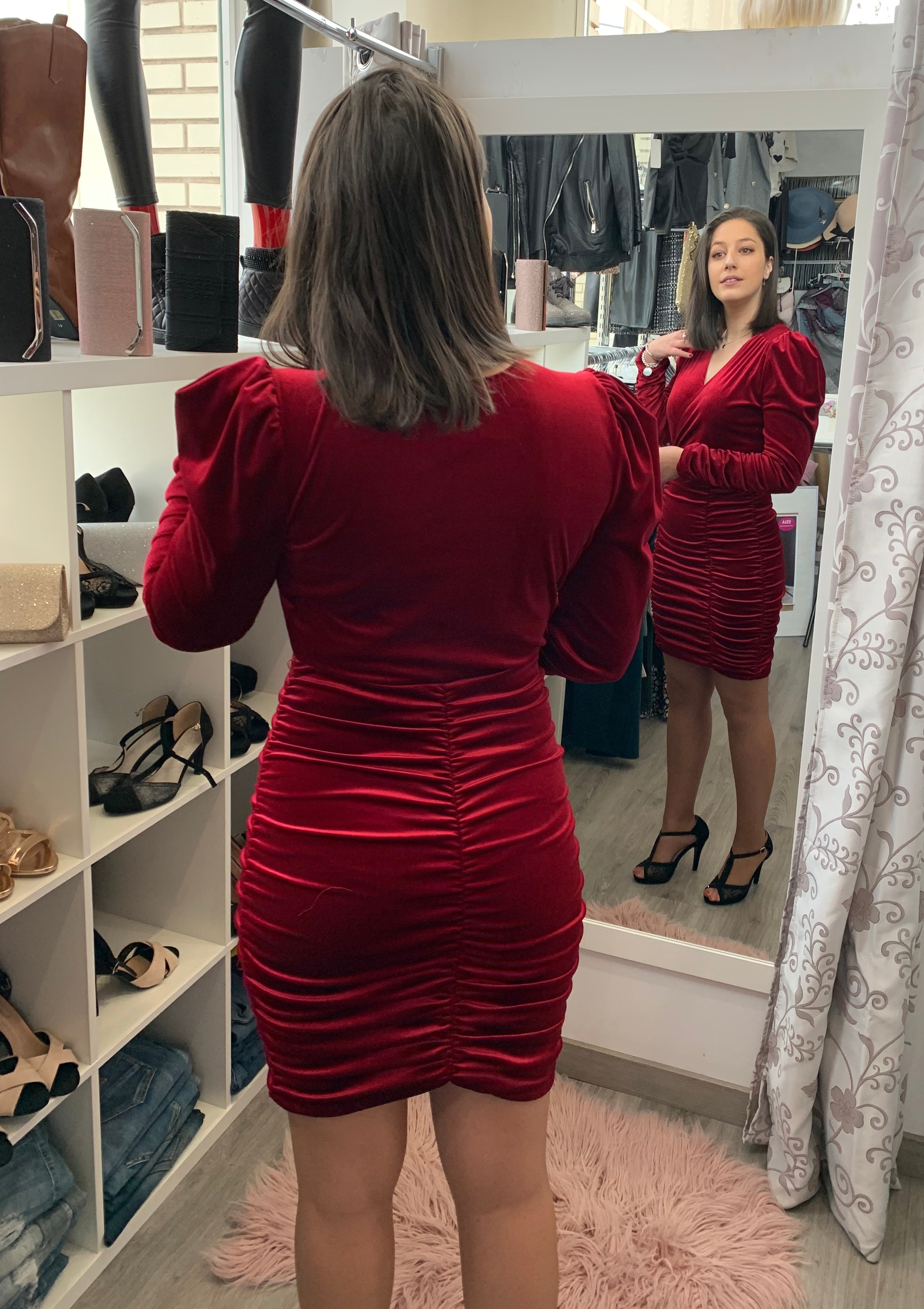 Vestido corto Atteneri terciopelo image 6