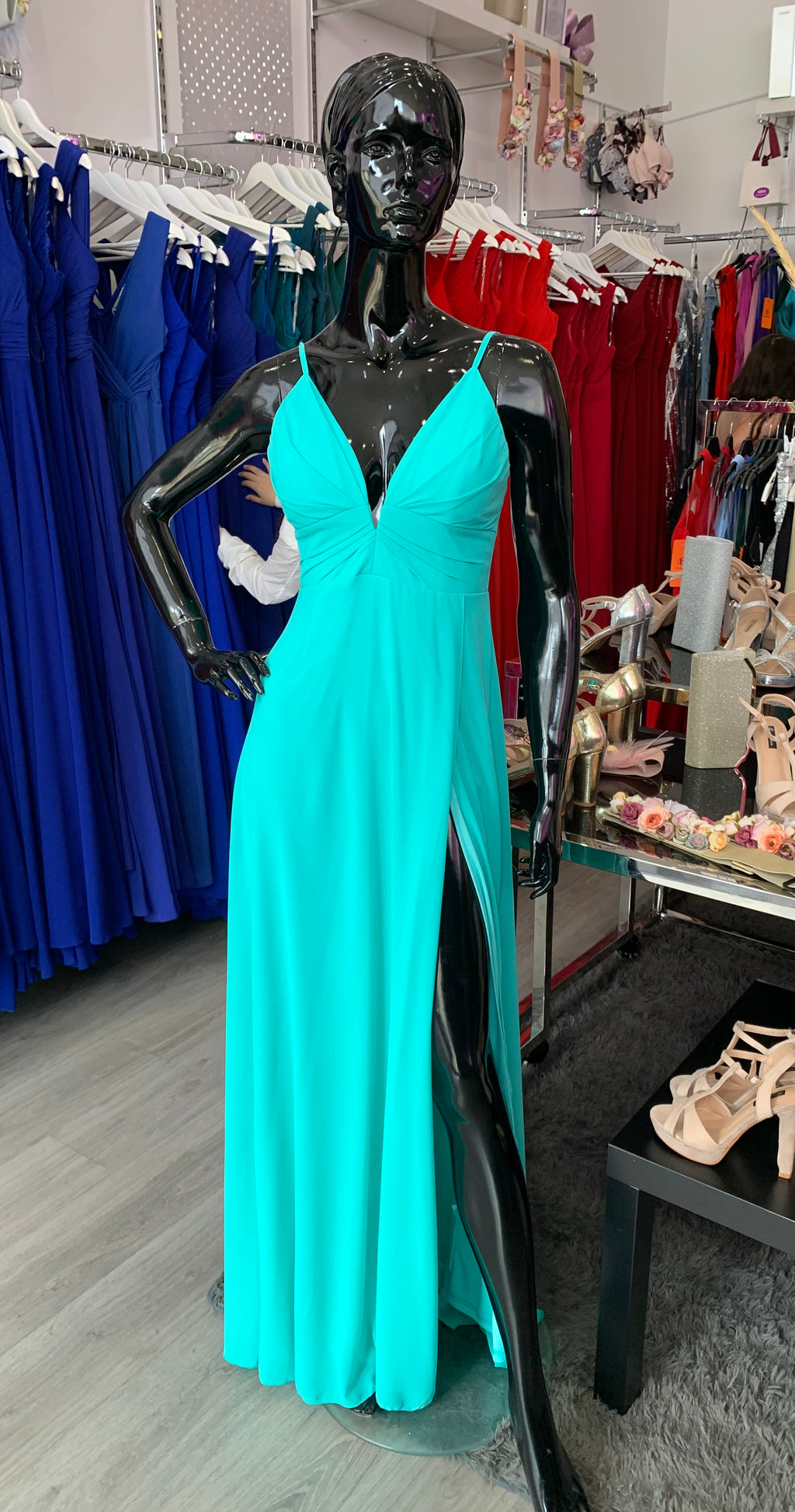 Vestido Yaiza Aguamarina  image 7