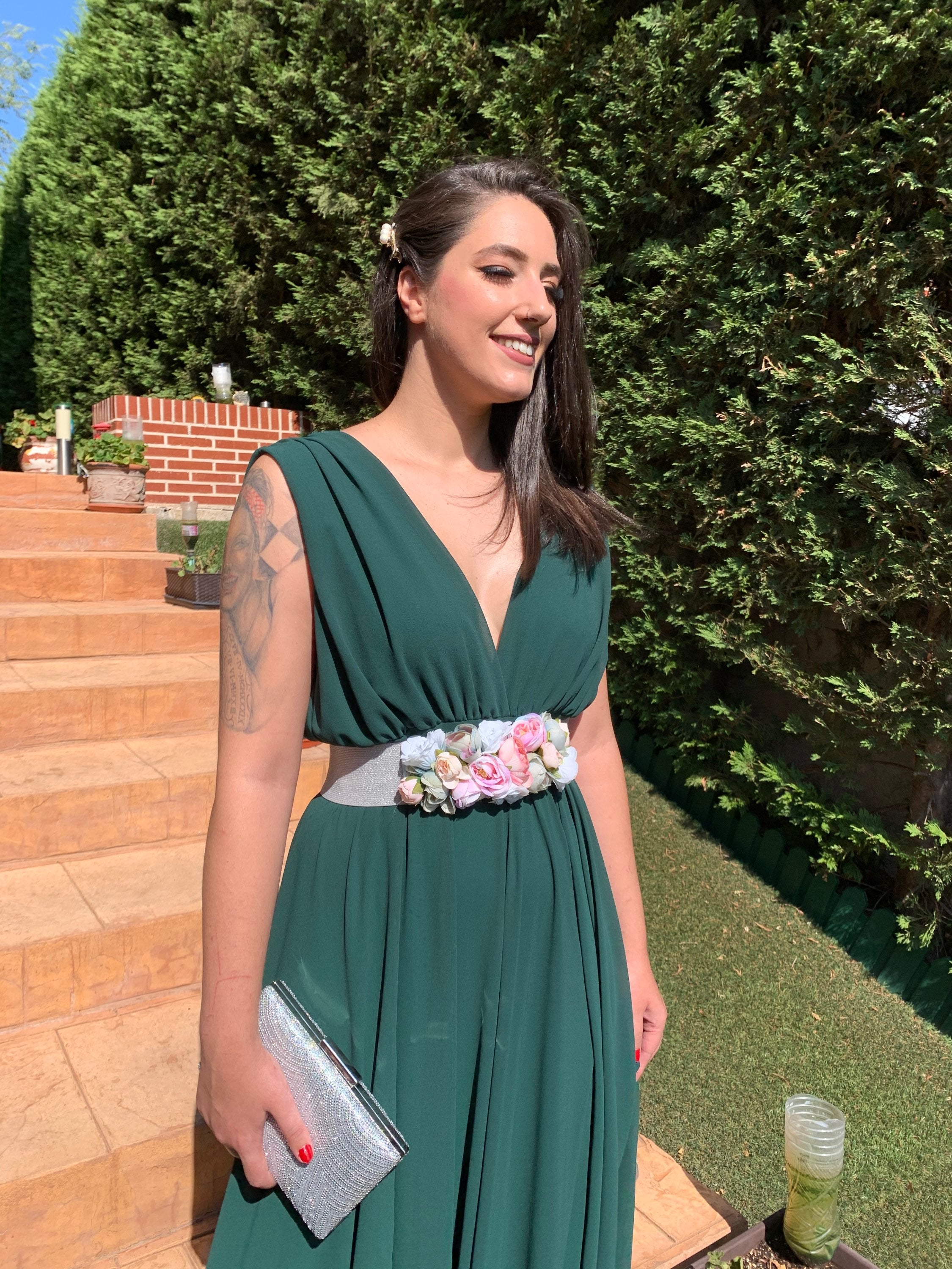 Vestido Rose verde Botella image 3