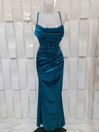 Vestido largo Sxia azulón  image 11