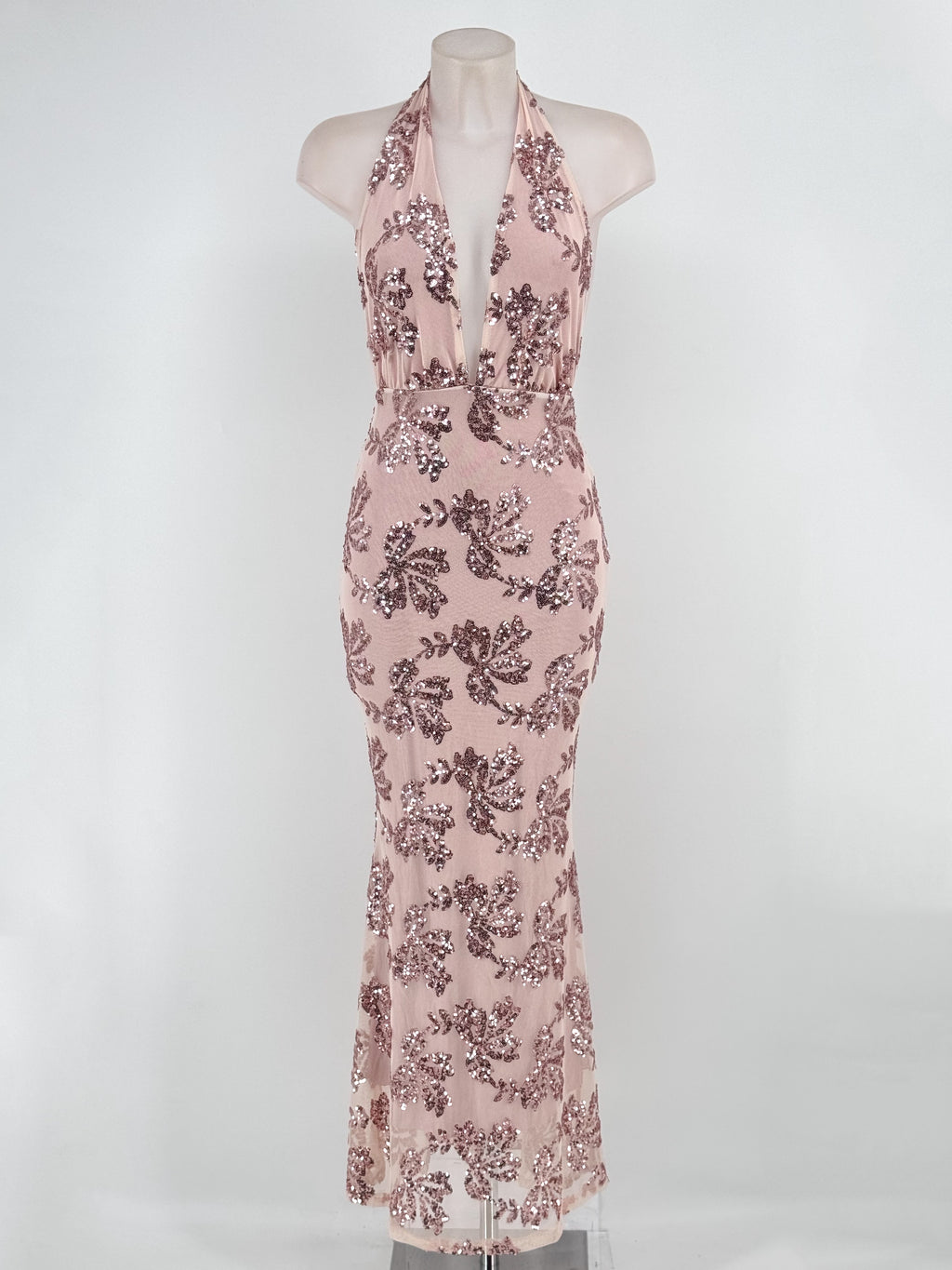 Vestido largo Gara image 14