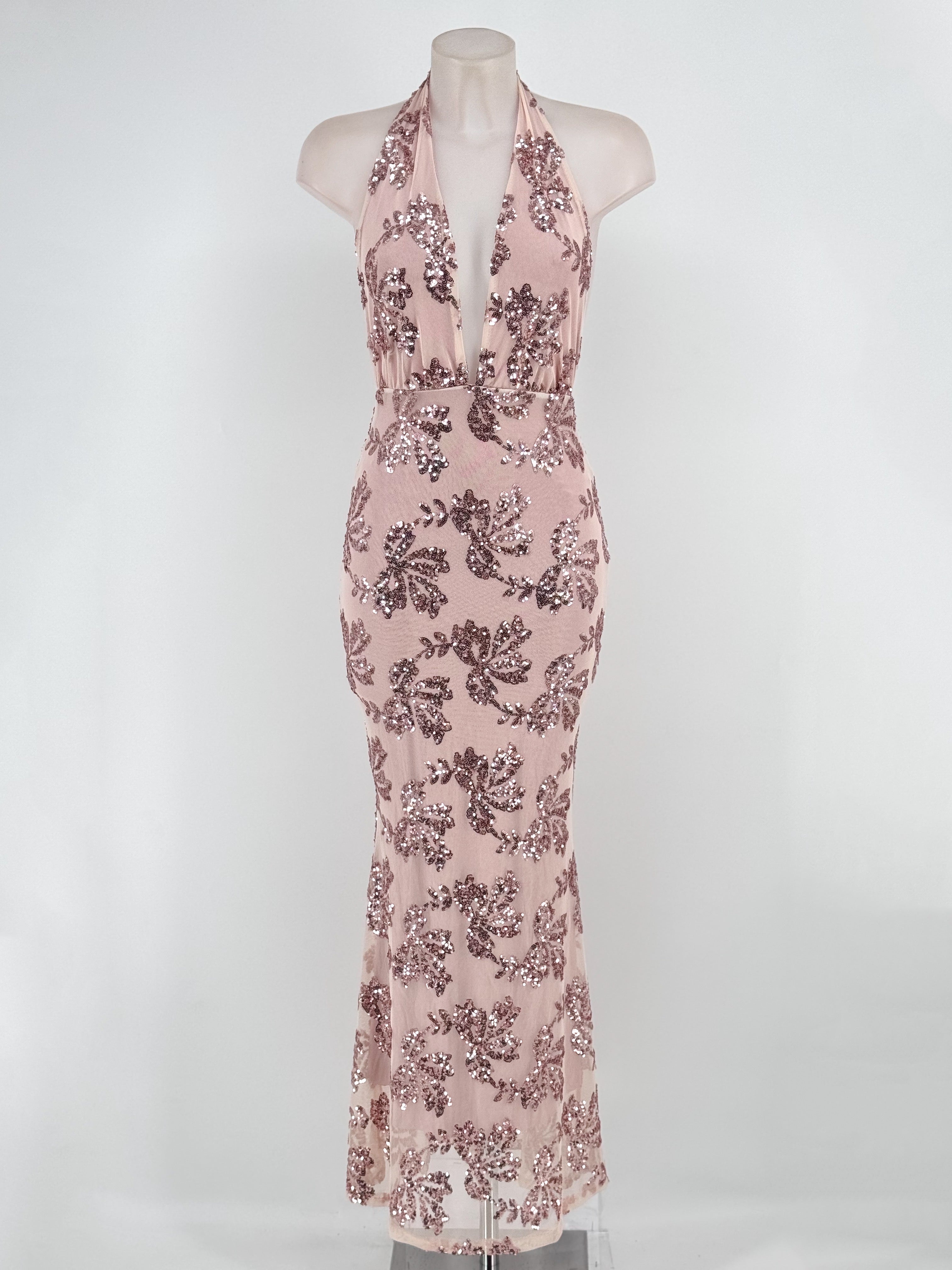Vestido largo Gara image 14