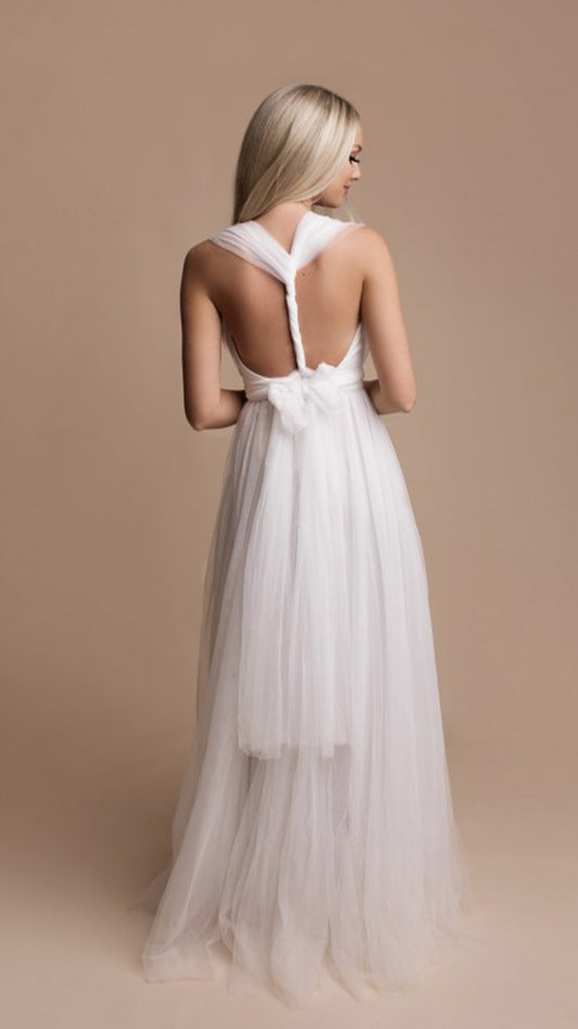 Vestido multiposición de tull image 1