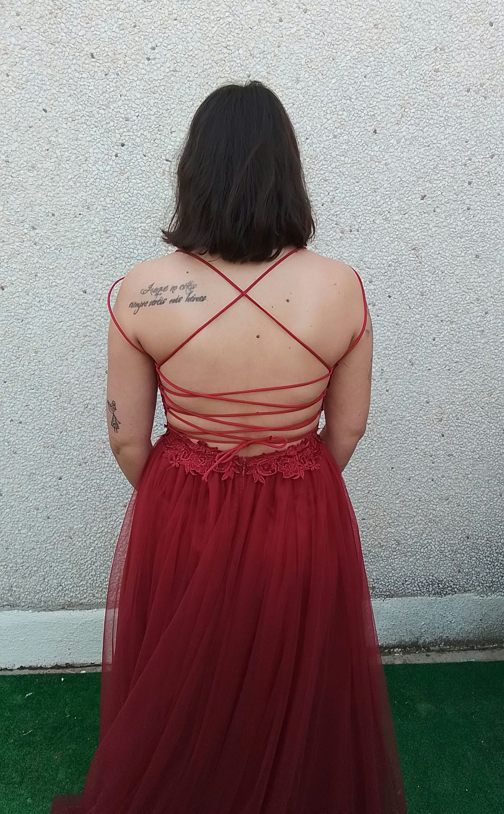Vestido Miss Bliss  burdeos image 7