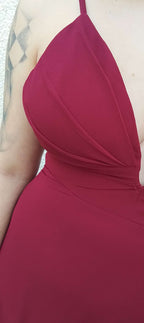 Vestido Yaiza Burdeos image 3