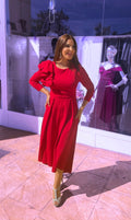 Vestido Nicola cereza image 0