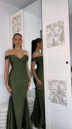 Vestido Largo sirena Lúa licra image 10