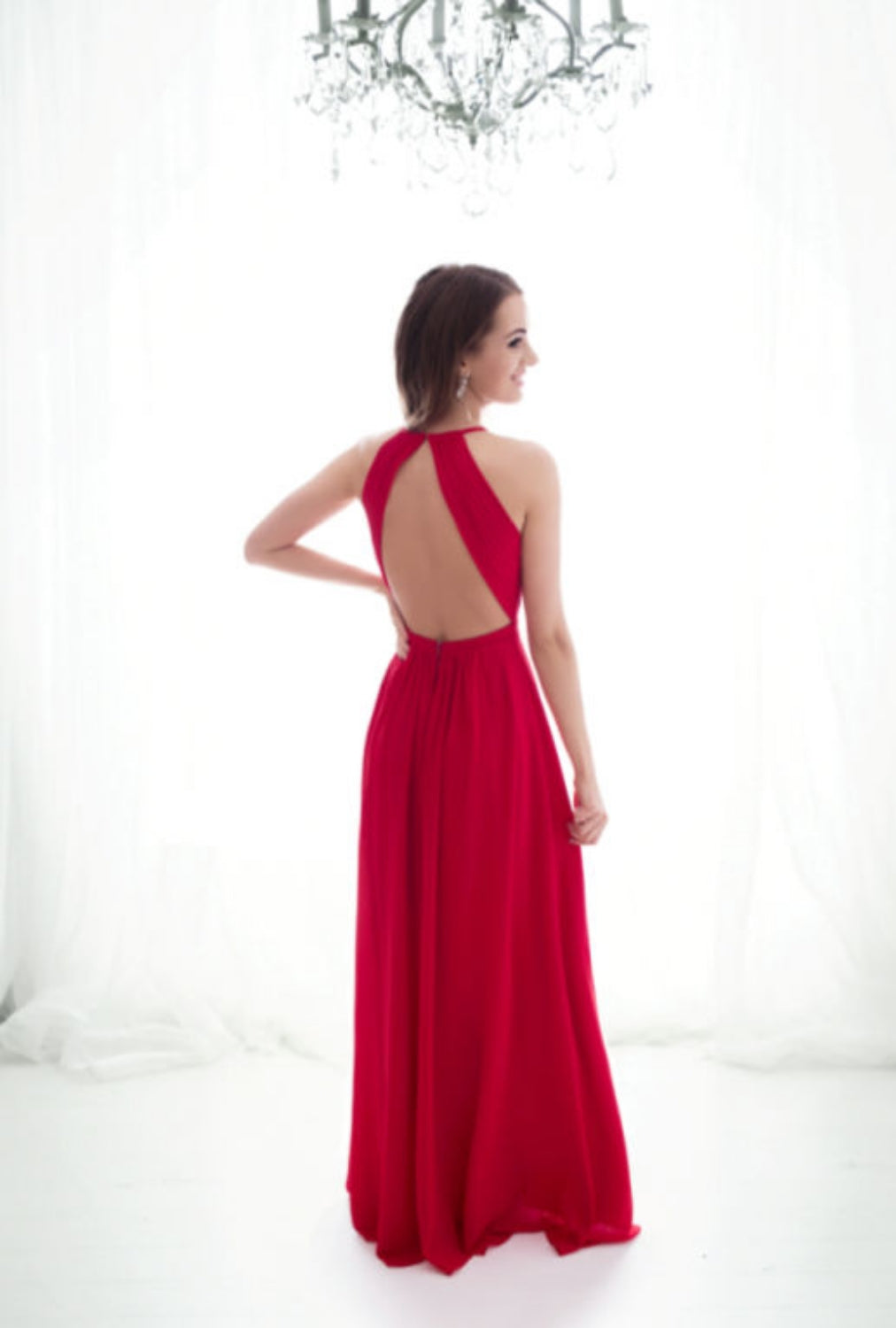 Vestido Idaira cereza image 1