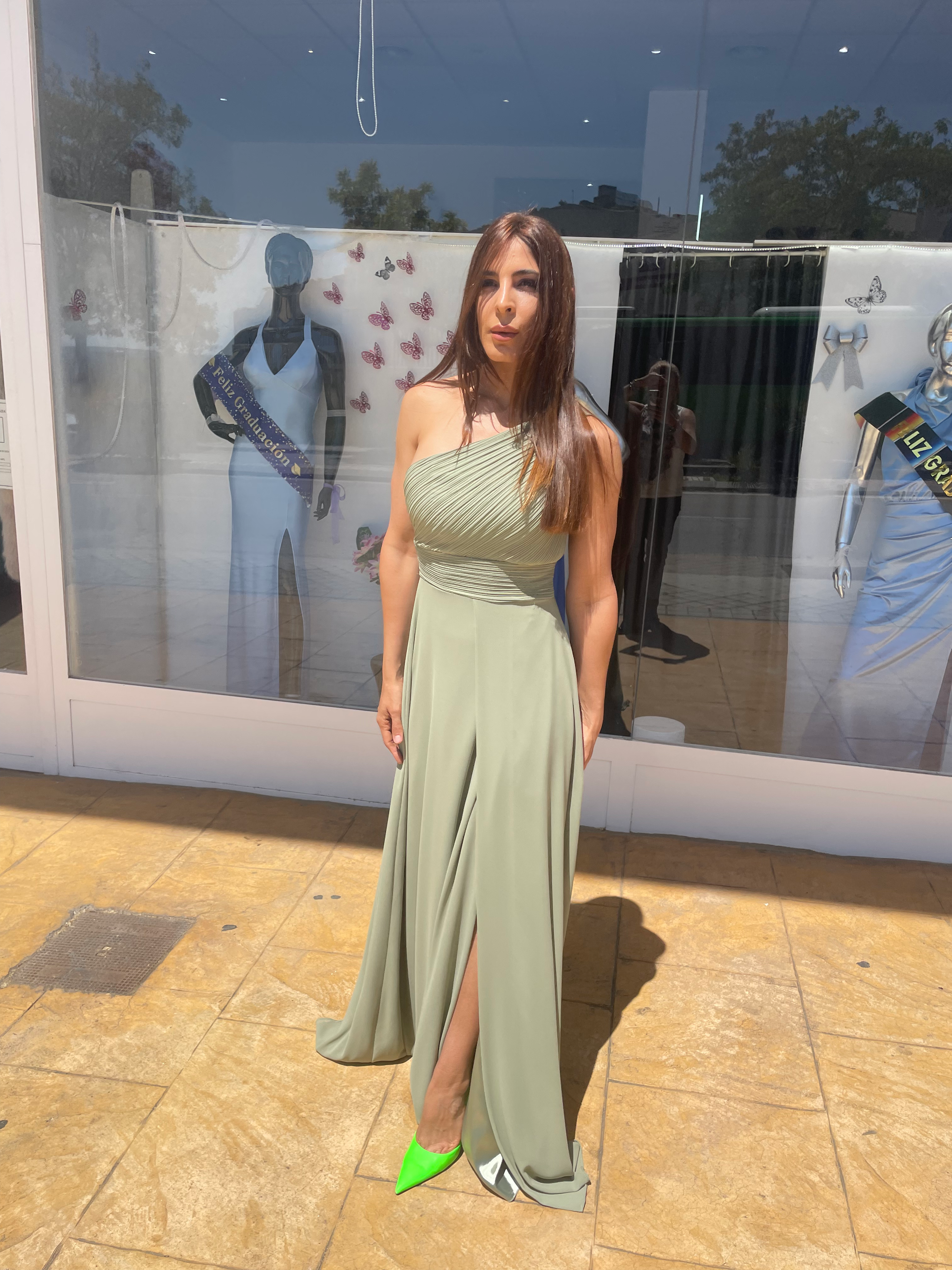 Vestido Ithaisa Air pistacho image 12
