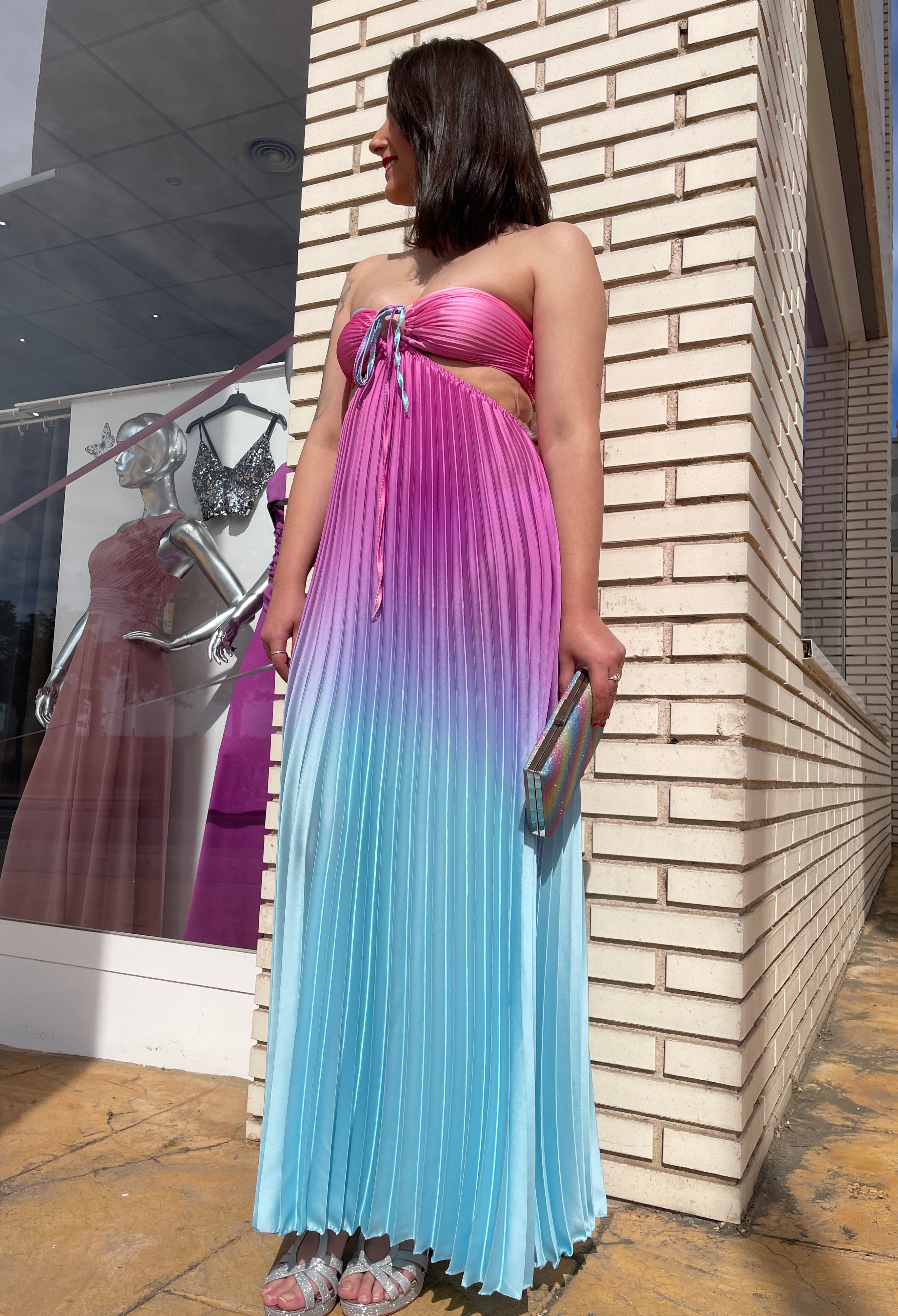  Vestido largo Yismara Rosa image 7