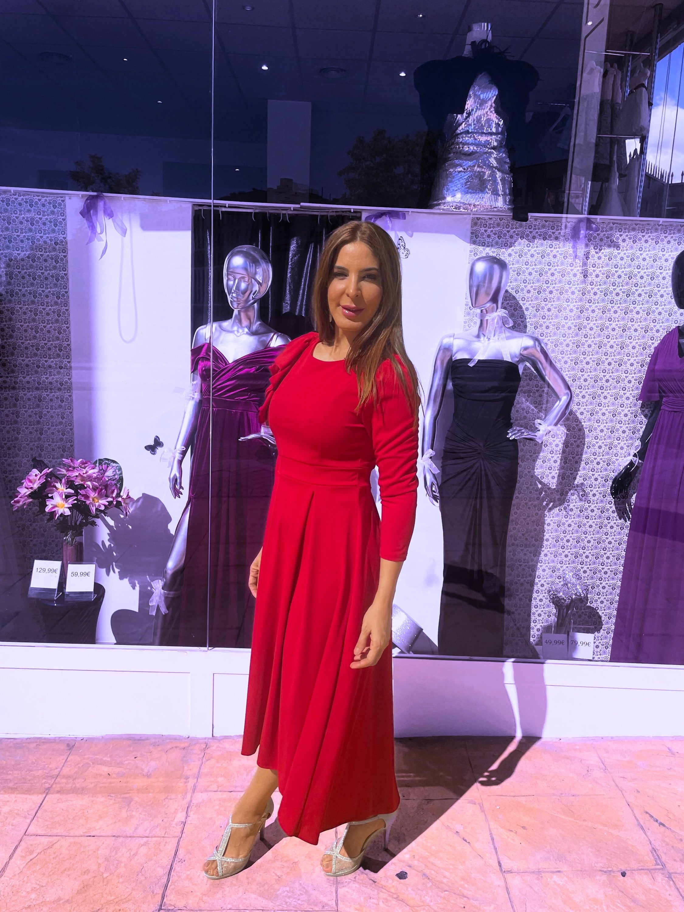 Vestido Nicola cereza image 2
