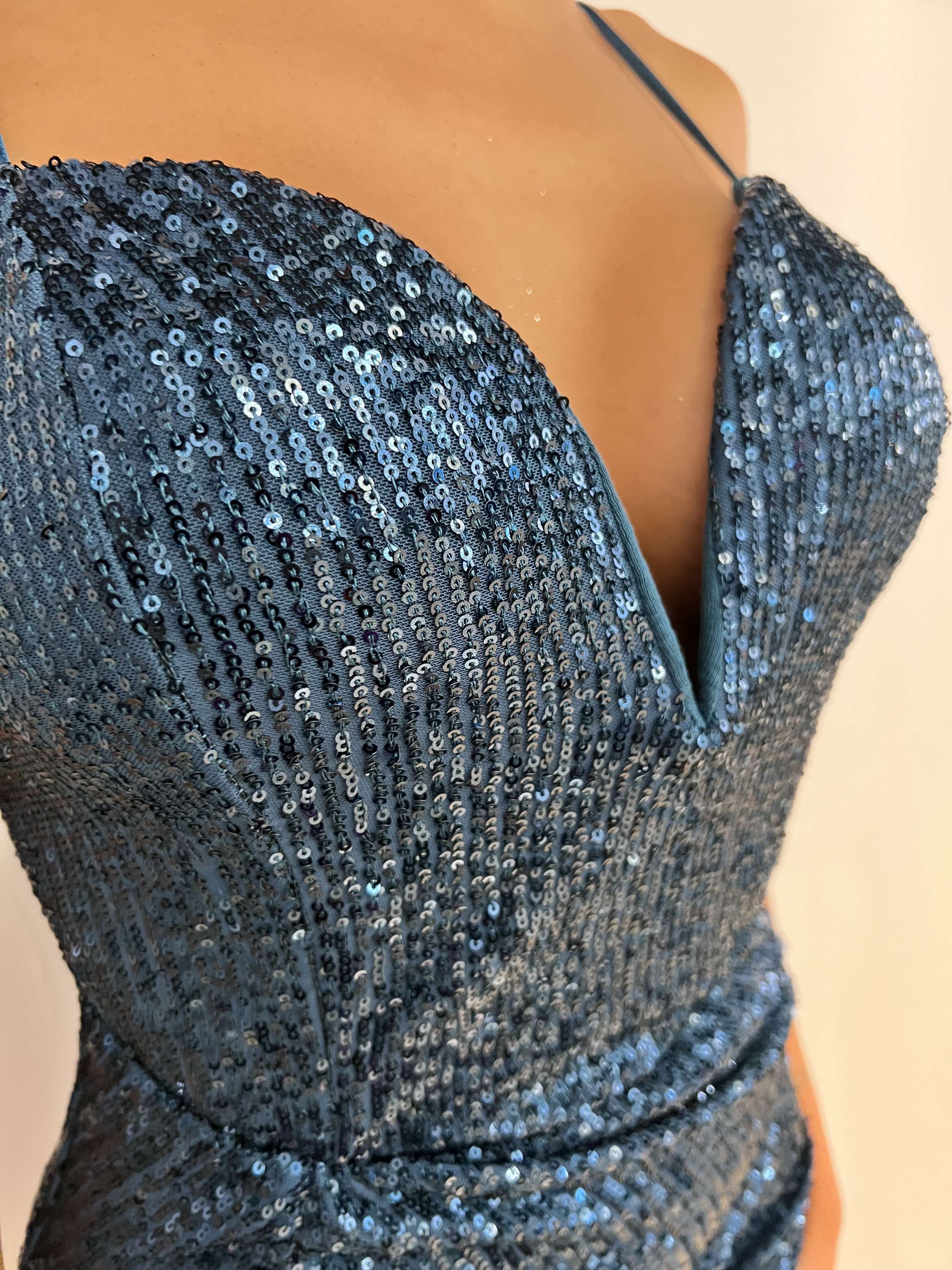 Vestido corto lentejuelas Yara image 2