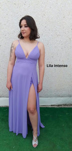 Vestido Yaiza lila intenso image 2