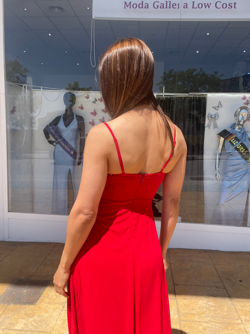 Vestido Yaiza Rojo image 8