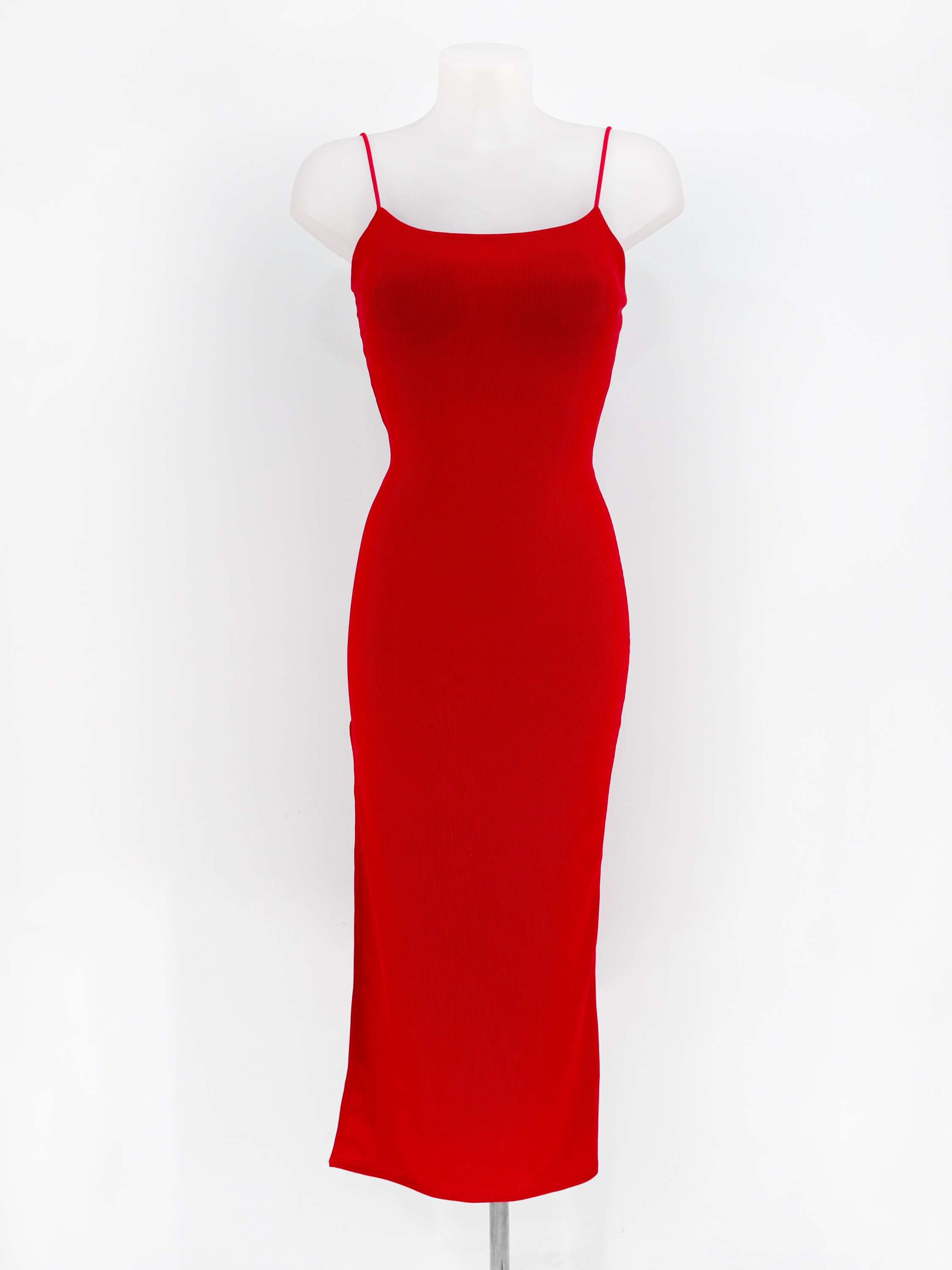 Vestido largo canalé image 8