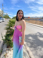  Vestido largo Yismara Rosa image 9