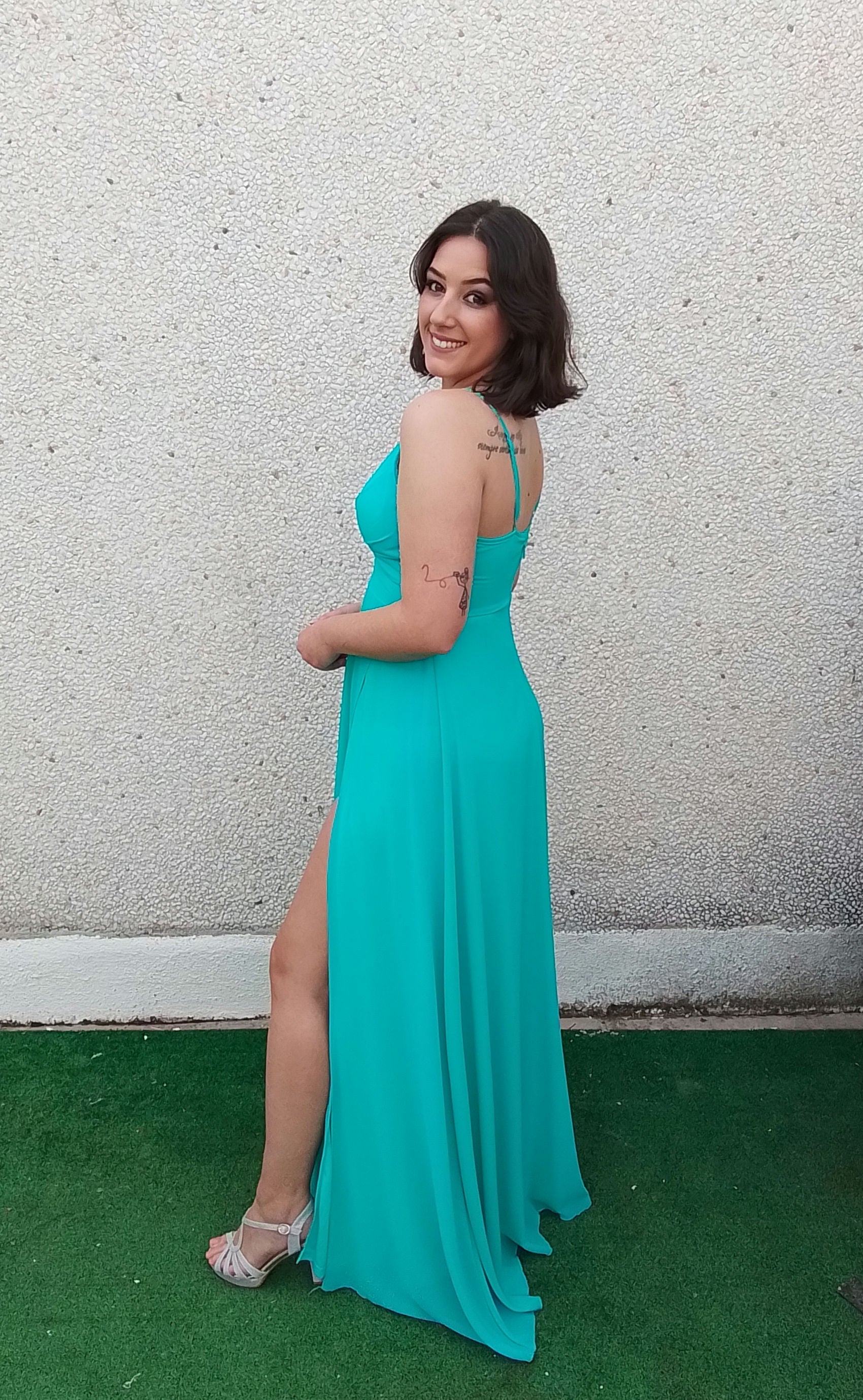 Vestido Yaiza Aguamarina  image 2