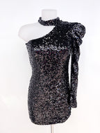 Vestido corto lentejuelas Zaira image 11