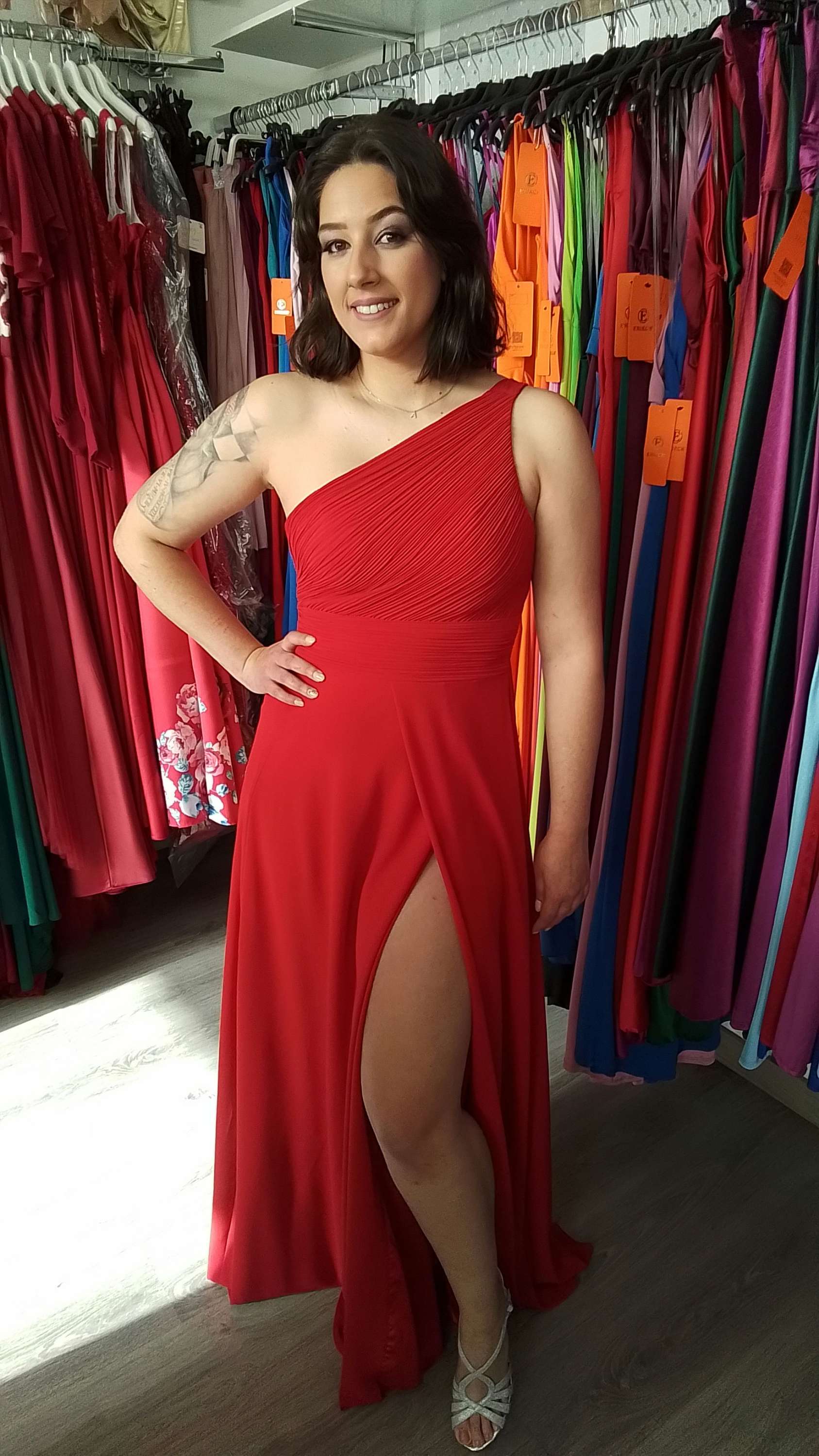 Vestido Ithaisa Air  rojo image 10