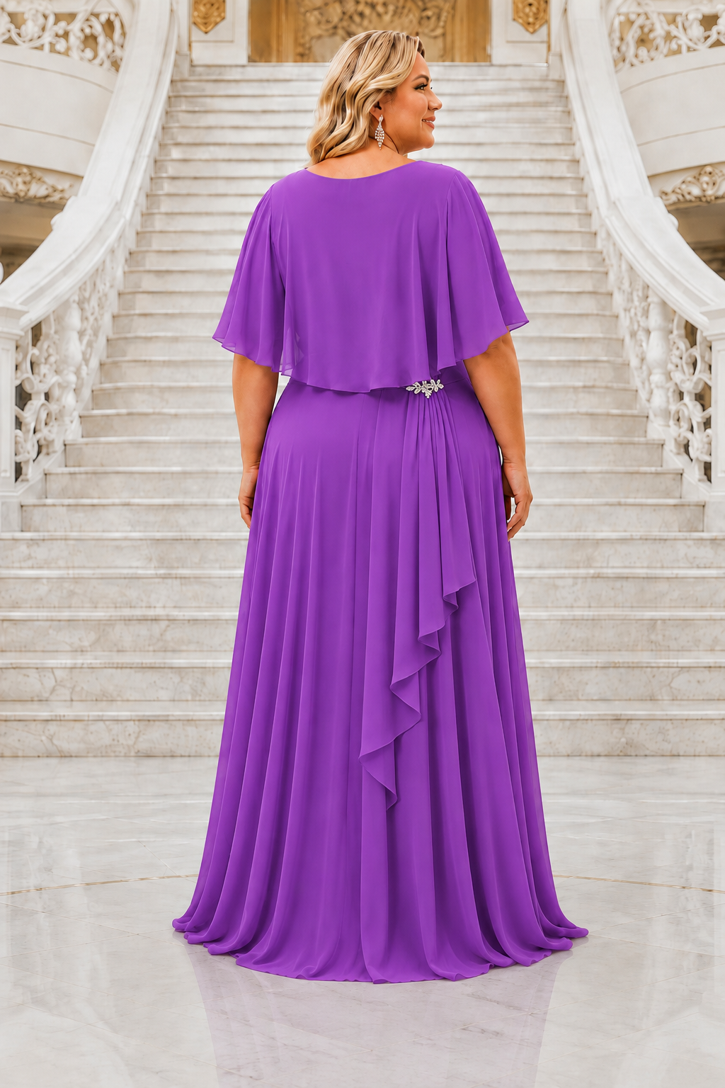 Vestido Ingrid TG Morado