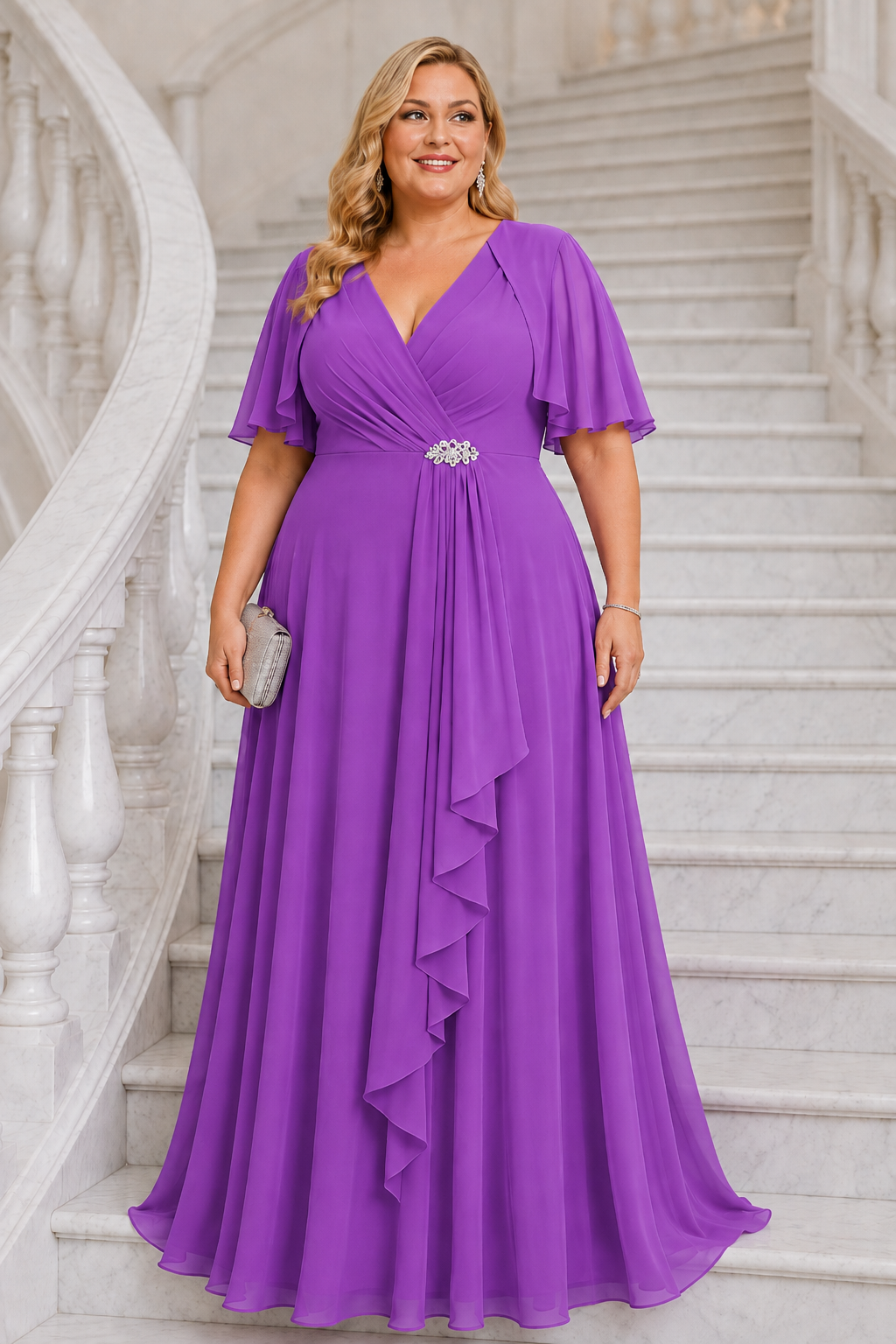 Vestido Ingrid TG Morado