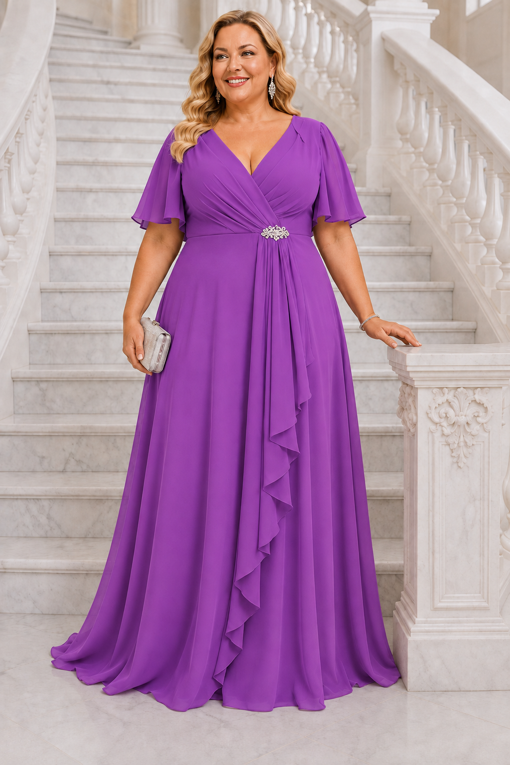 Vestido Ingrid TG Morado