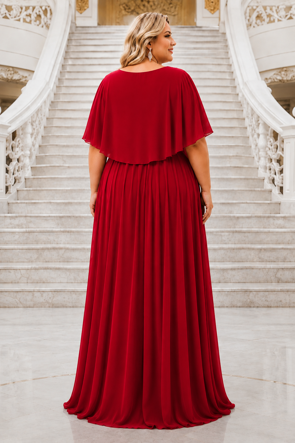 Vestido Ingrid TG Rojo cereza