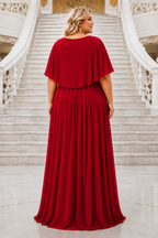 Vestido Ingrid TG Rojo cereza