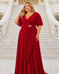 Vestido Ingrid TG Rojo cereza