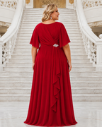 Vestido Ingrid TG Rojo cereza