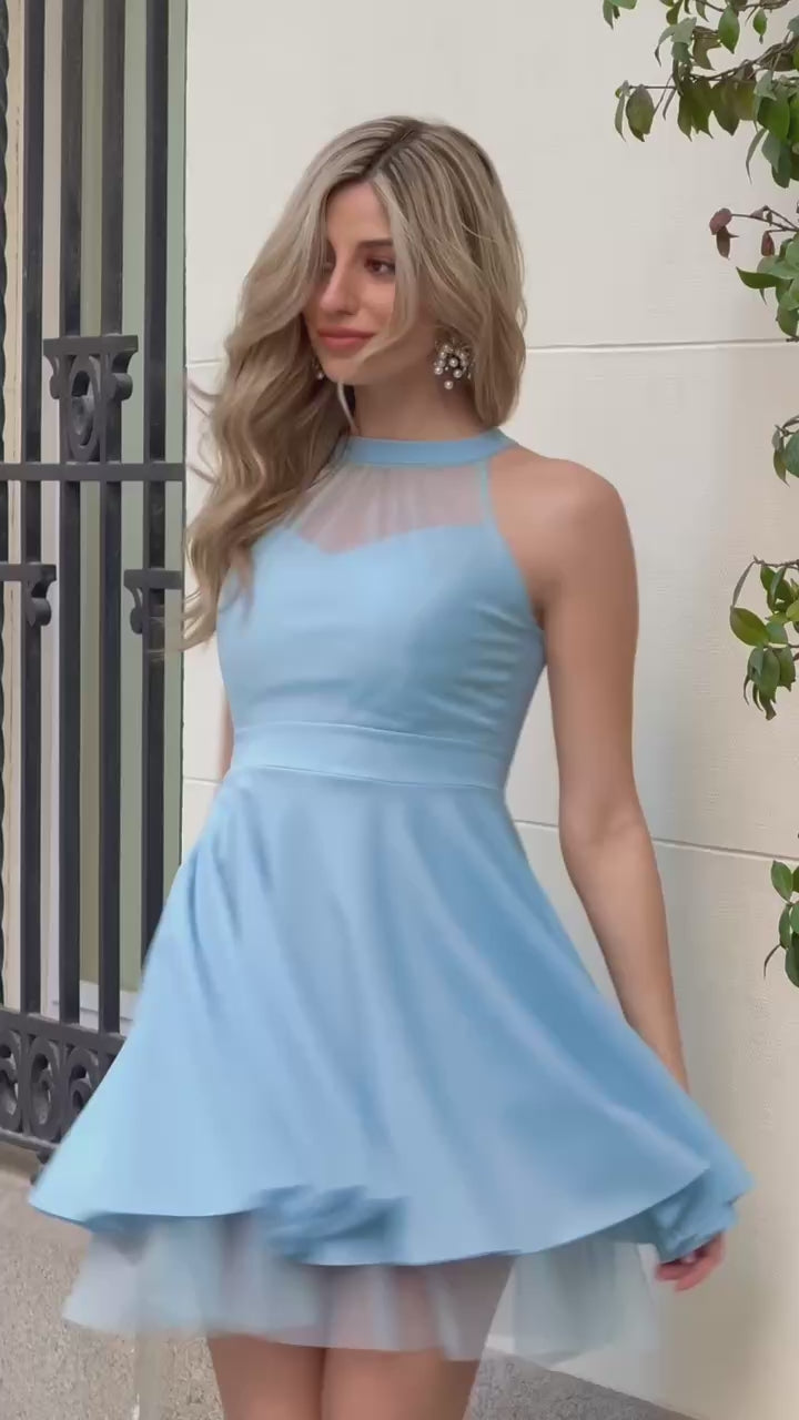 Vestido corto Carol Blanco