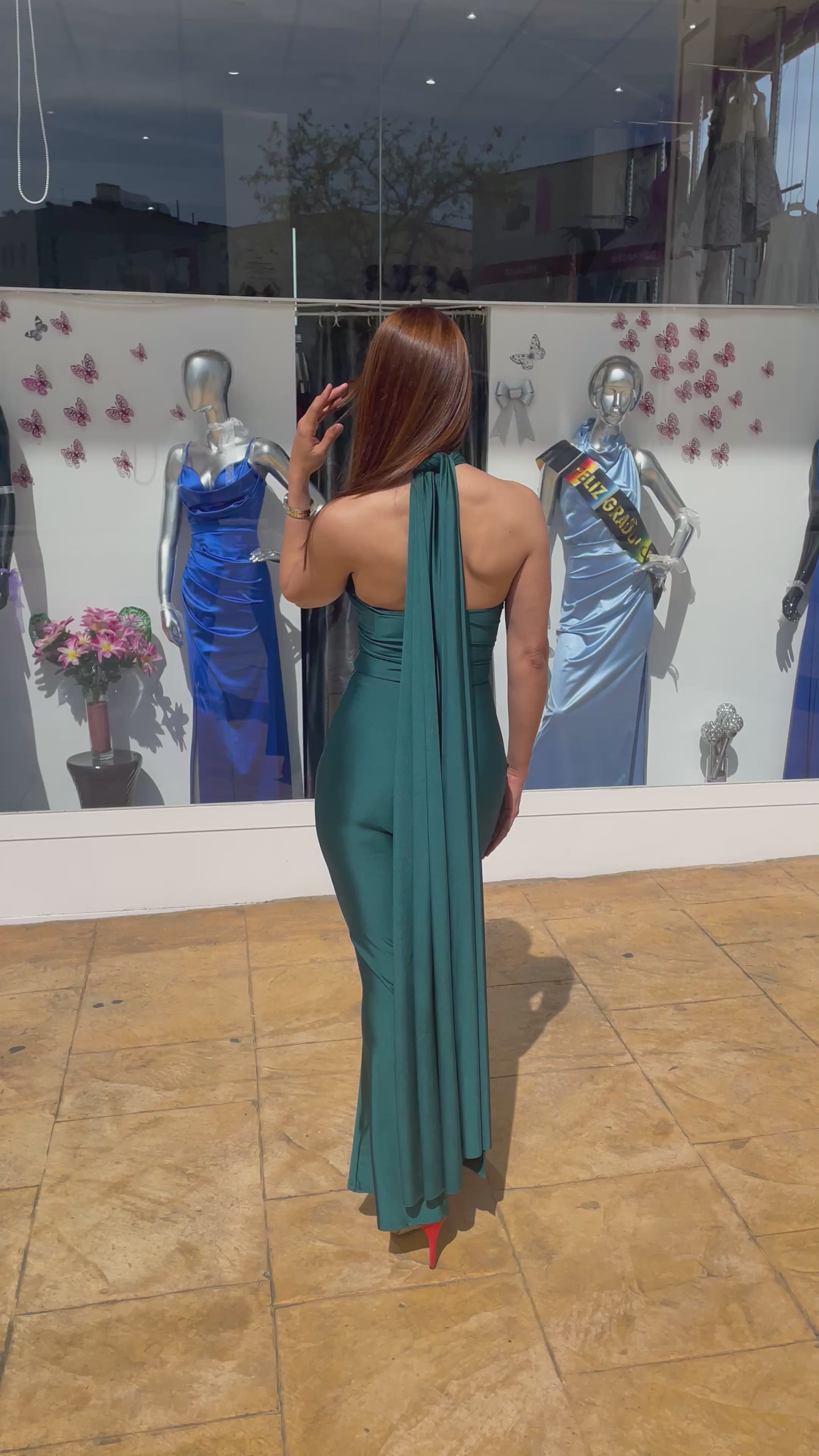 Fire long dress in various colors