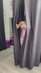 Vestido largo Gisela Rosa