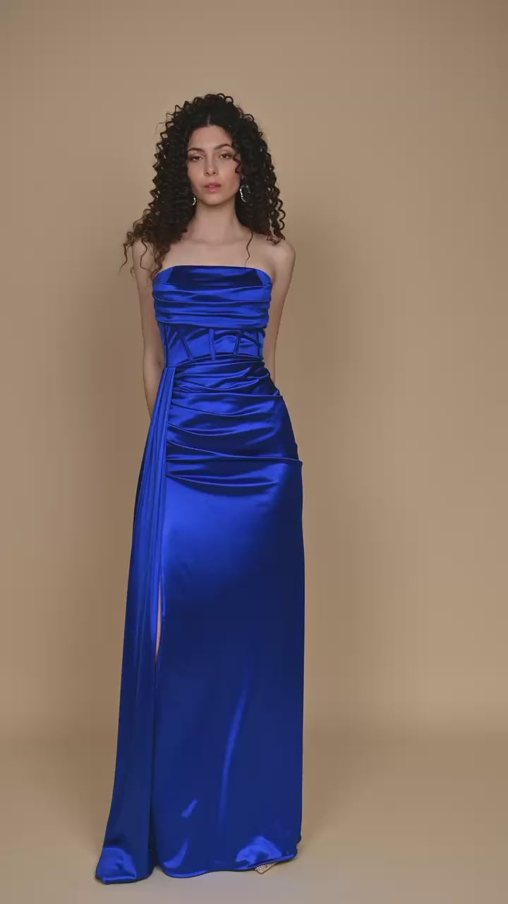 Vestido largo Dafne pistacho