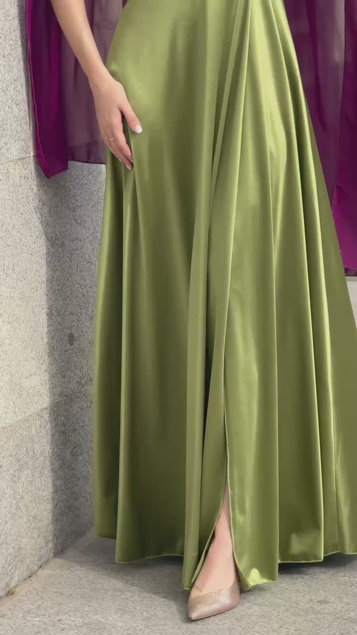 Vestido largo Antía Tiras+colores