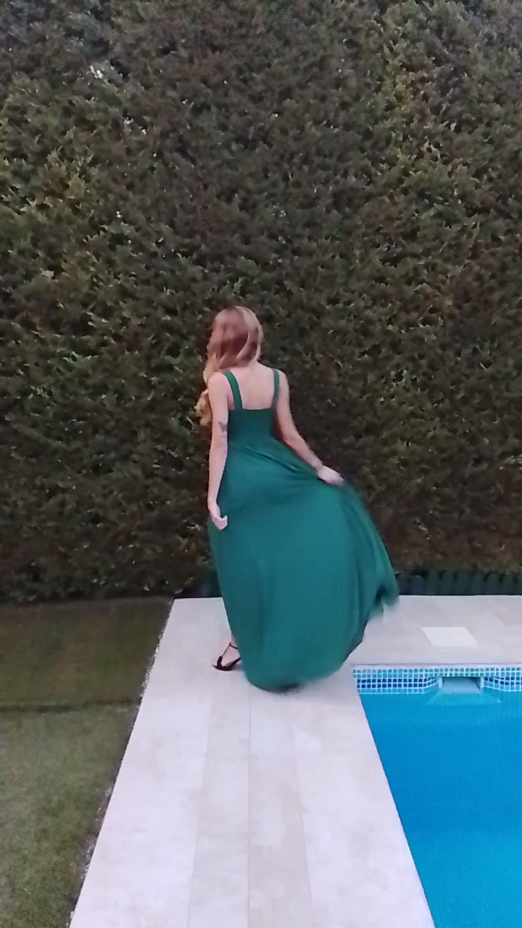 Vestido largo Enma Botella
