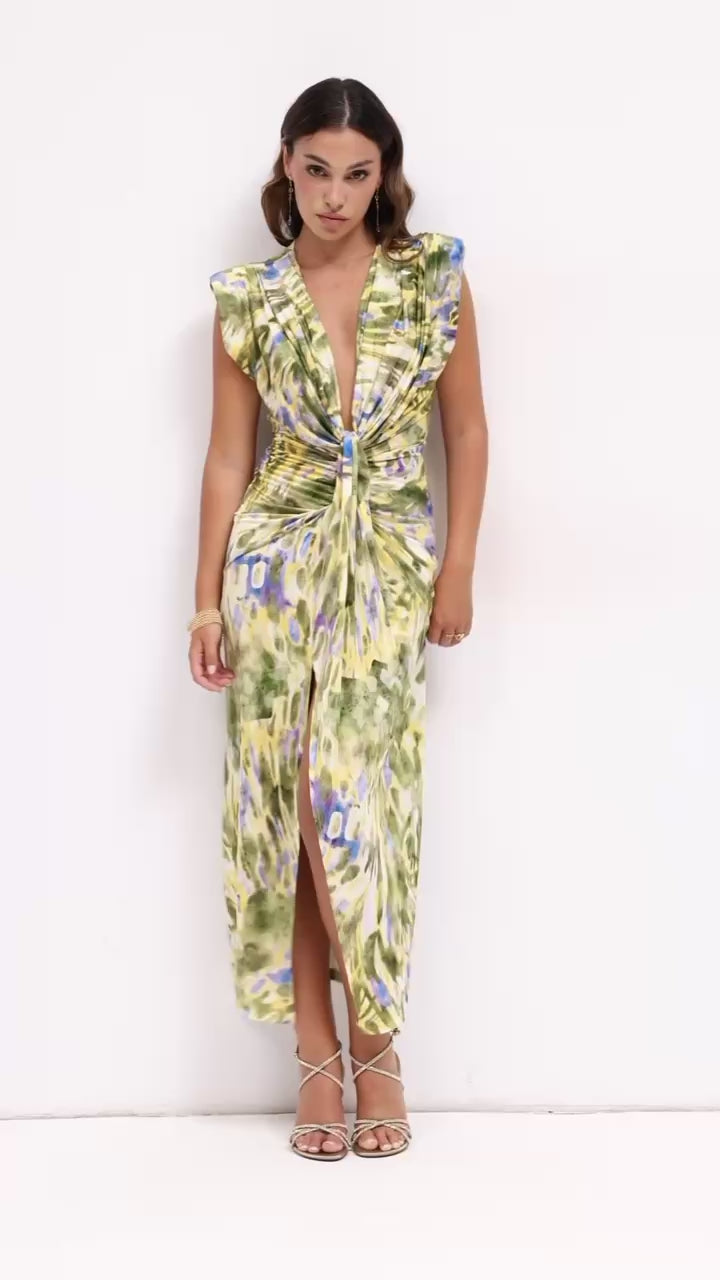 Alexandra largo midi Print