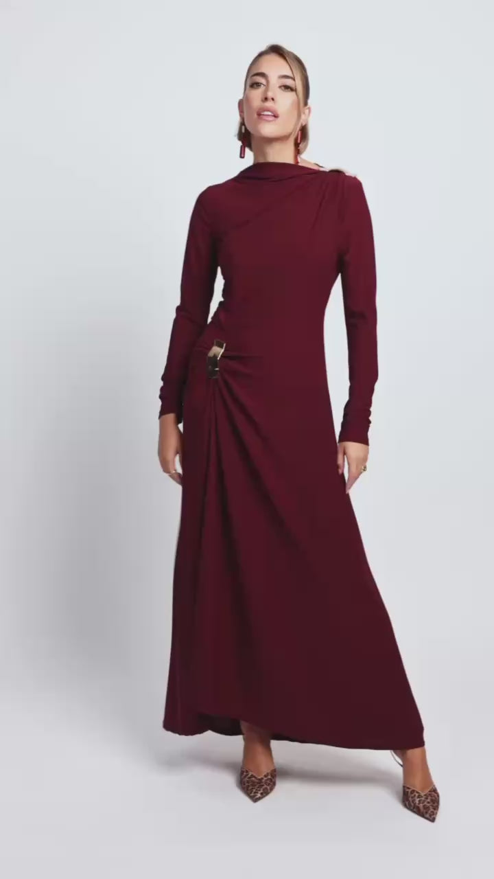 Vestido midi largo Elsa