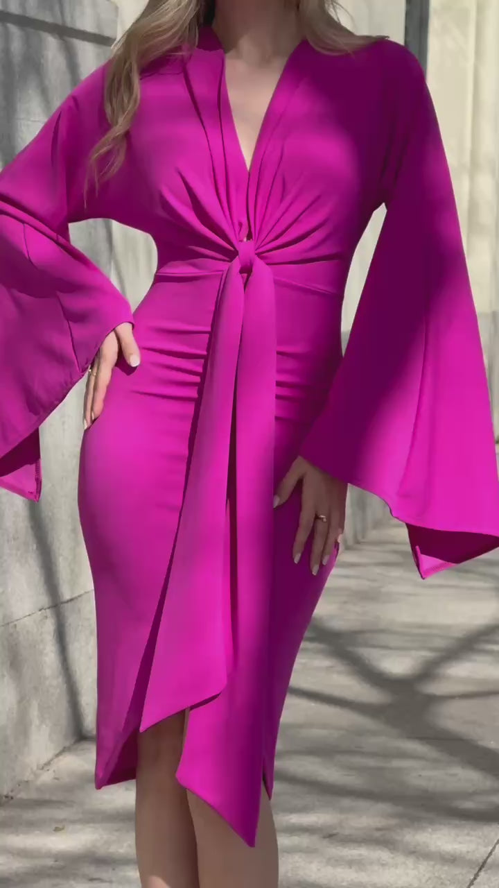 Vestido midi Noosa Marino