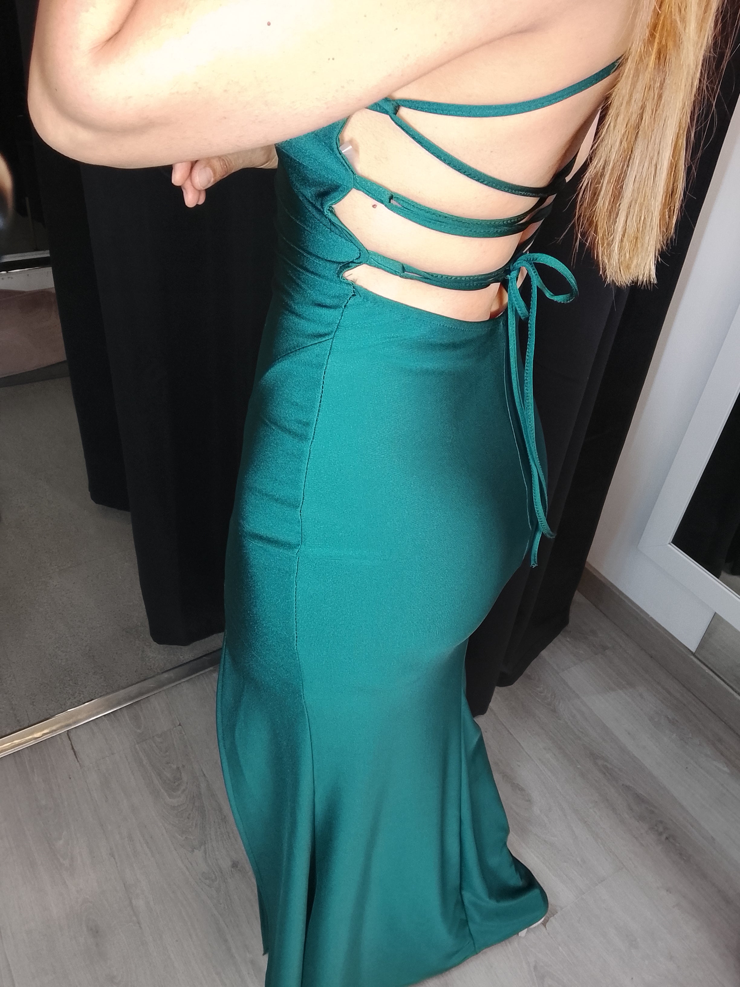 Vestido largo Noa Esmeralda